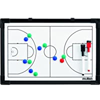 MOLTEN Profesional Pizarra Magnética de Baloncesto- Mujer- Blanco- Talla Única